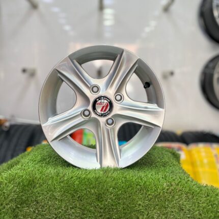 Mehran Aftermarket 12 Inch Silver Finish Alloy Rims