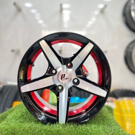 Wagon R and Alto After Market Size 13 Inches – Red Glossy Rims