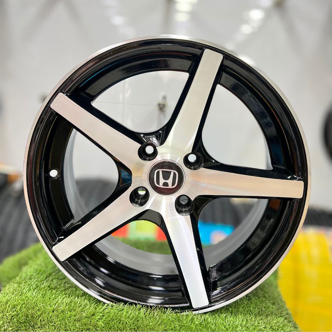 Untitled design (38) Honda 15 Inch Aftermarket Black Alloy Rim