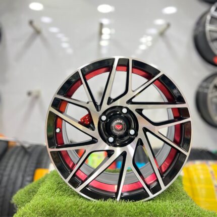 Honda 15 Inch Aftermarket Elegant Red Alloy Rim