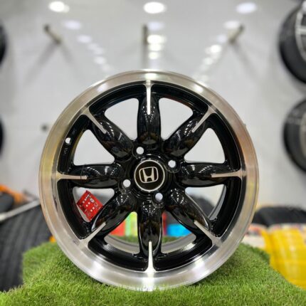 Honda 15 Inch Aftermarket Jet Black Alloy Rim