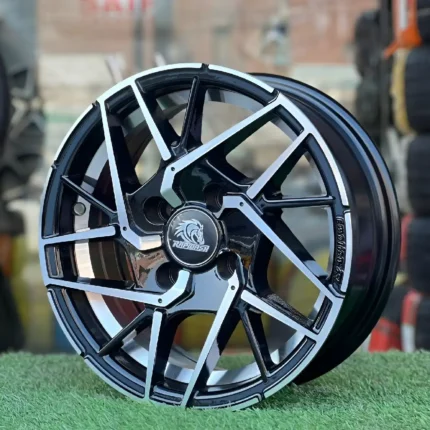 13 Inch Aftermarket Black Chrome Vector Alloy Rim