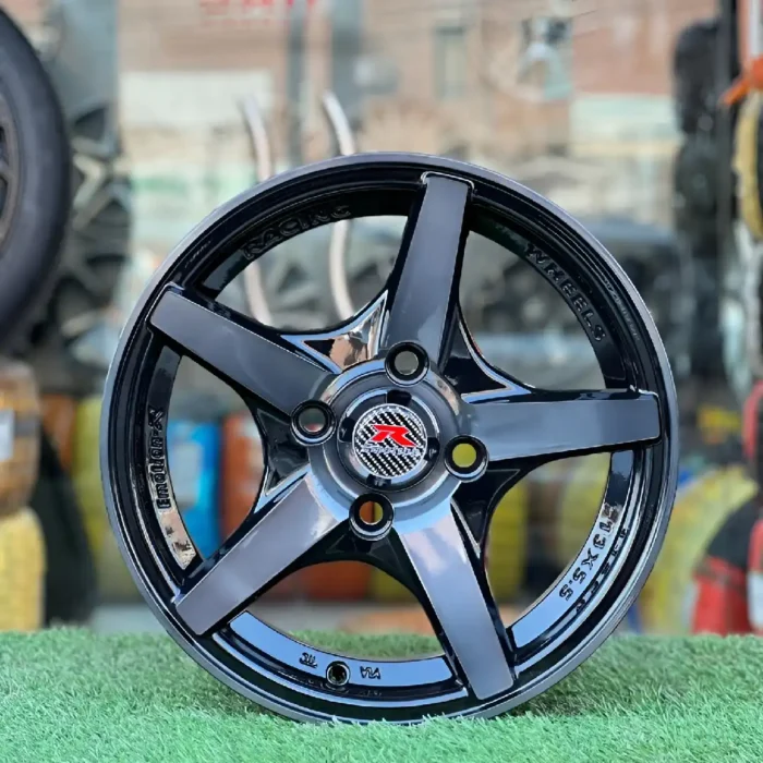 Get 13 Inch Aftermarket Matte Black Stealth Alloy Rim