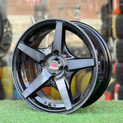 13 Inch Aftermarket Matte Black Stealth Alloy Rim