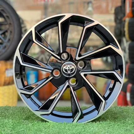 15 Inch Aftermarket Gloss Black Strike Alloy Rim