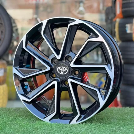 15 Inch Aftermarket Gloss Black Velocity Alloy Rim