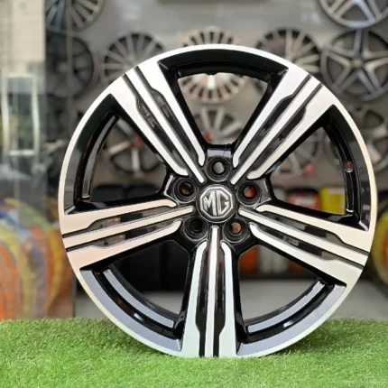 17 Inch Aftermarket Black Chrome MG Matrix Alloy Rim