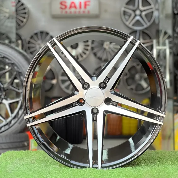 17 Inch Aftermarket Black Chrome Vortex X Alloy Rim