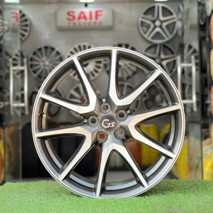 17 Inch Aftermarket Dual-Tone Turbo Spin Alloy Rim