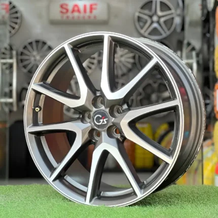 17 Inch Aftermarket Dual-Tone Turbo Spin Alloy Rim
