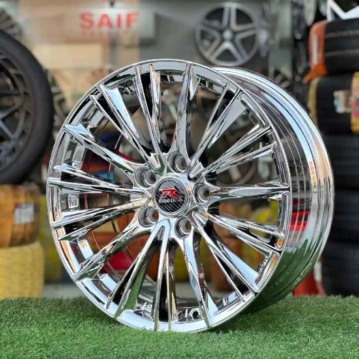 17 Inch Aftermarket Full Chrome Nova Spire Alloy Rim