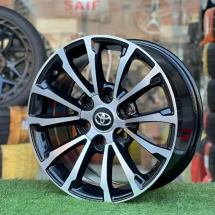 17 Inch Aftermarket Gloss Black Inferno Matrix Alloy Rim