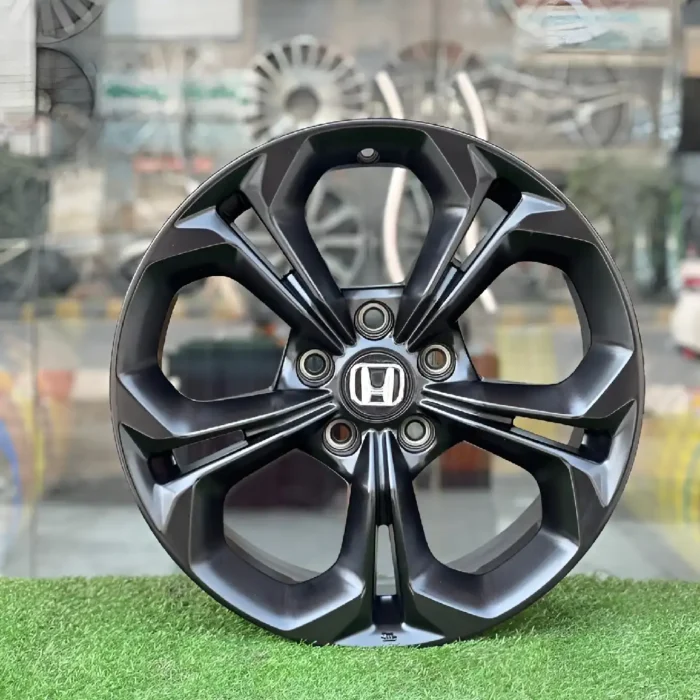 17 Inch Aftermarket Matte Black Falcon Twist Alloy Rim