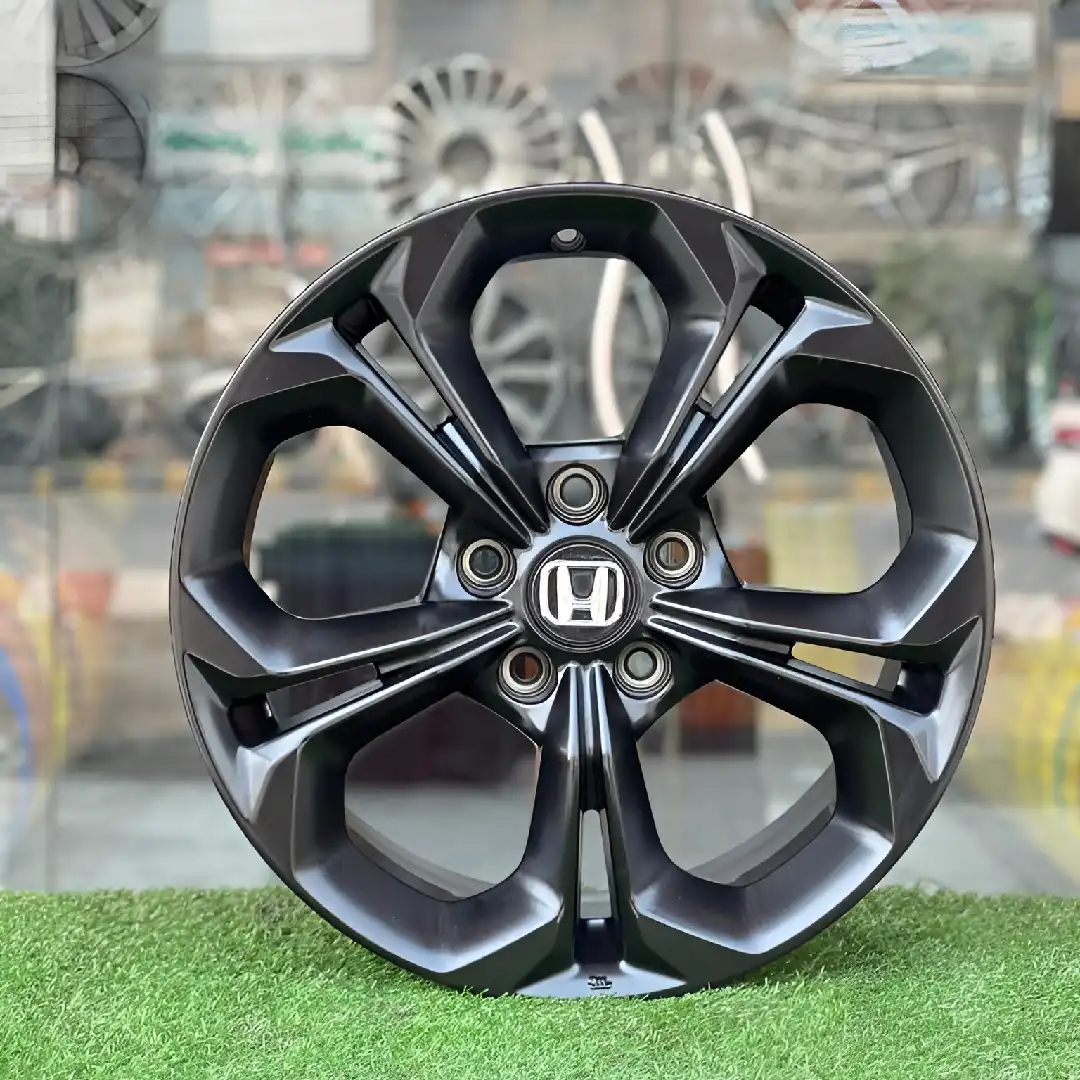 17 Inch Aftermarket Matte Black Falcon Twist Alloy Rim 17 Inch Aftermarket Matte Black Falcon Twist Alloy Rim