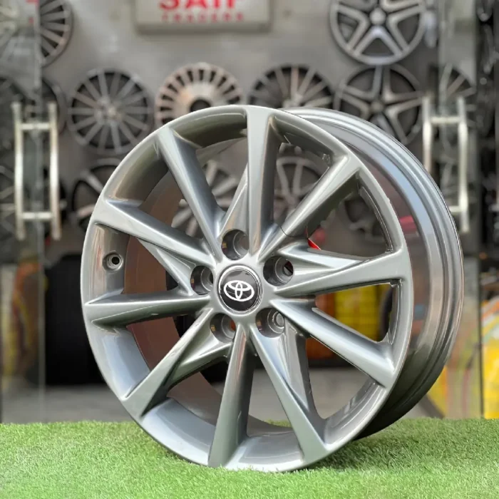 17 Inch Aftermarket Matte Gunmetal Aero Blade Alloy Rim