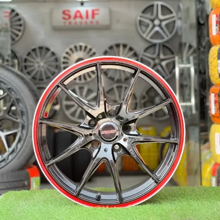 17 Inch Aftermarket Redline Velocity Mesh Alloy Rim