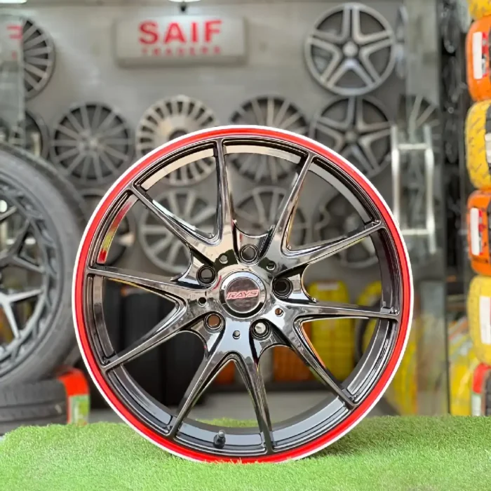 17 Inch Aftermarket Redline Velocity Mesh Alloy Rim