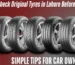 Original Tyres in Lahore
