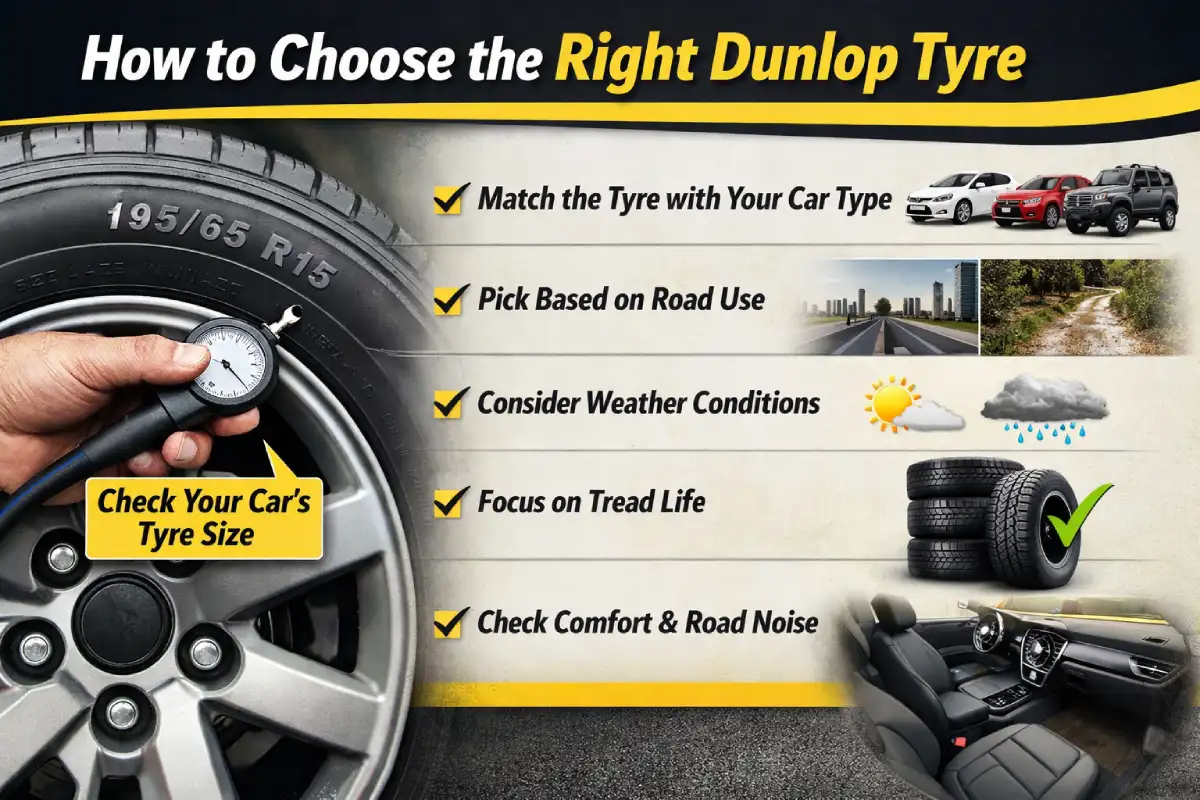 how to choose the right dunlop tyres