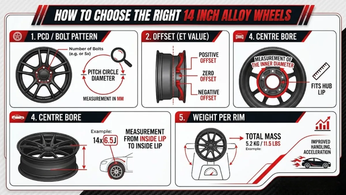 How to Choose the Right 14 Inch Alloy Wheels